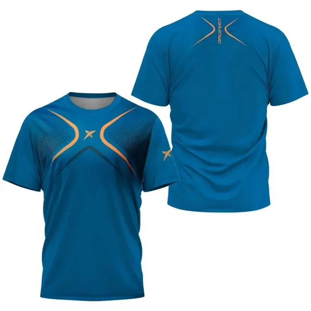 ropa deportiva transpirable, camiseta de secado rápido Padel, moda de ocio para hombres y mujeres al aire libre, cómoda nueva