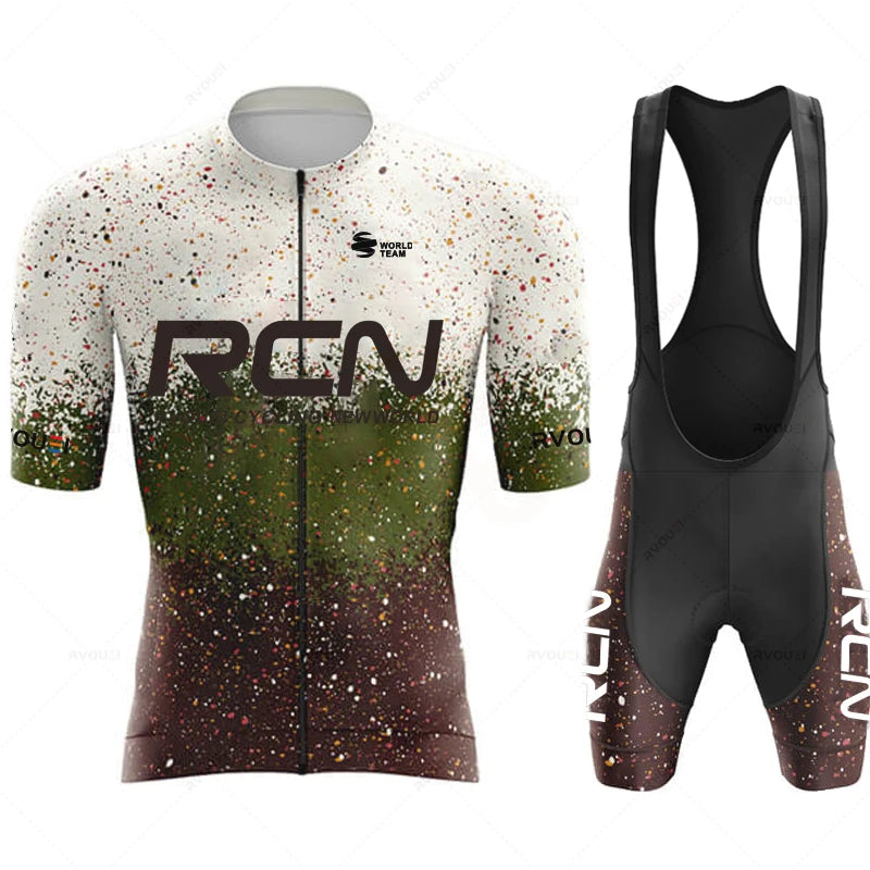 Ropa De Ciclismo 2026 RCN New Arrival Summer Men's Short Sleeve Cycling Shirt Triathlon Team MTB Mountain Race Cycling Clothing