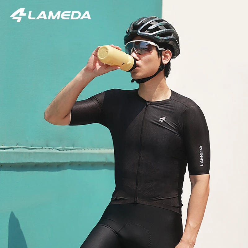 LAMEDA 2025 Cycling Jersey Breathable Summer Road Bike Clothes Riding Biking Outdoor Sports MTB Short Sleeve Men's Bicycle Shirt