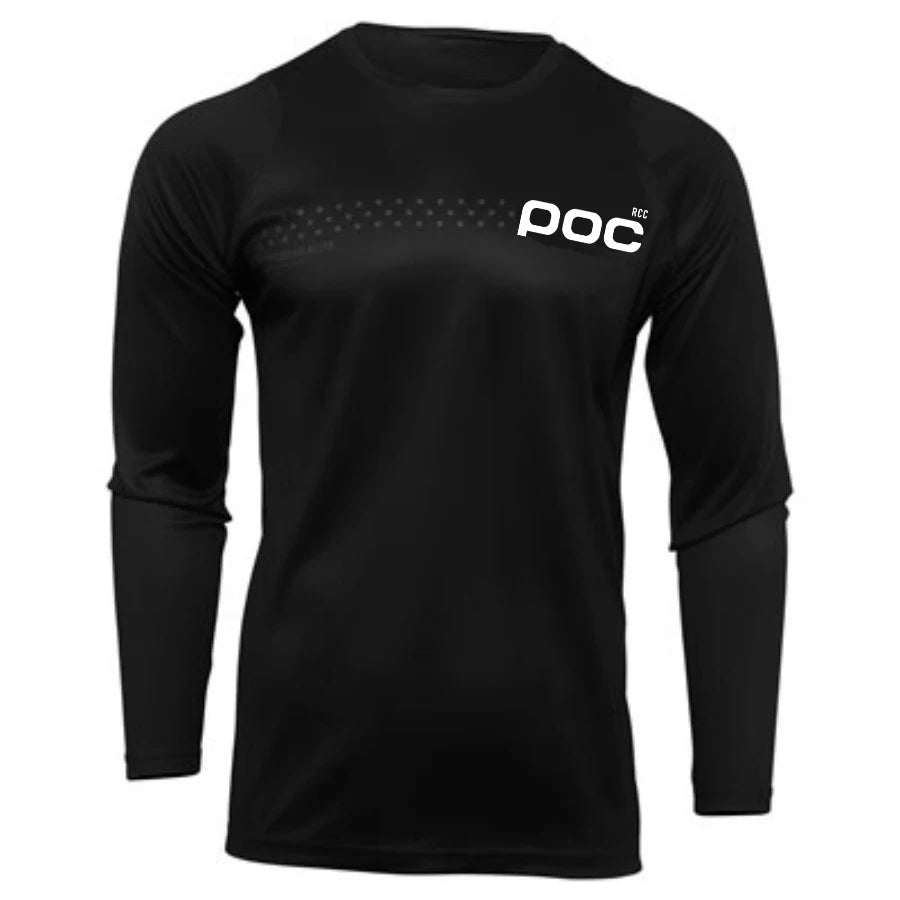 2025 RCC POC Men Cycling Motocross Jersey Downhil Mountain Bike Motorcycle Clothing Ropa for Boys MTB T-Shirts
