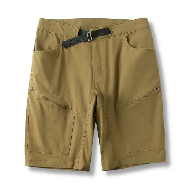 Outdoor Sports Pants Breathable Waterproof Quick Dry Five-Quarter Length Casual Trousers for Youth Summer Leisure Fashion
