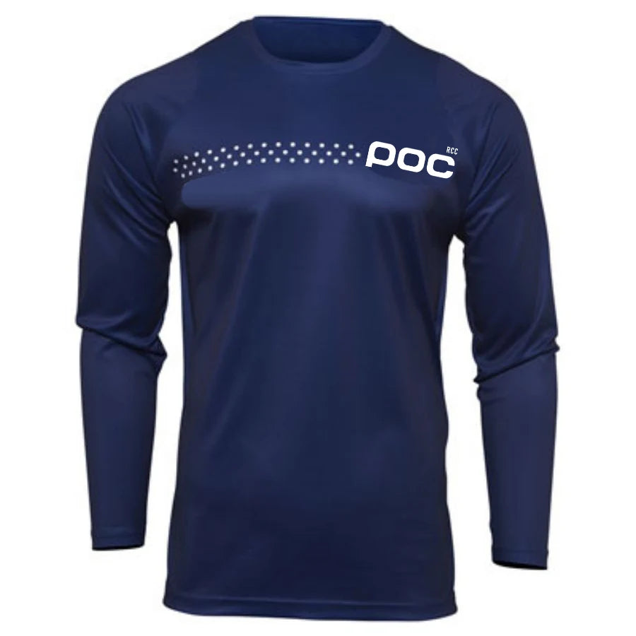 2025 RCC POC Men Cycling Motocross Jersey Downhil Mountain Bike Motorcycle Clothing Ropa for Boys MTB T-Shirts