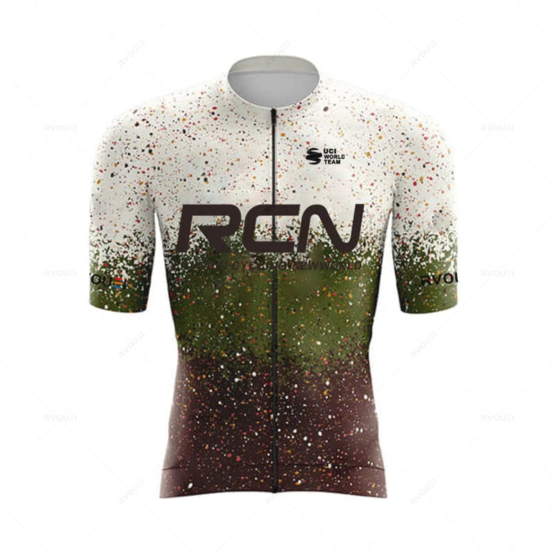 Ropa De Ciclismo 2026 RCN New Arrival Summer Men's Short Sleeve Cycling Shirt Triathlon Team MTB Mountain Race Cycling Clothing
