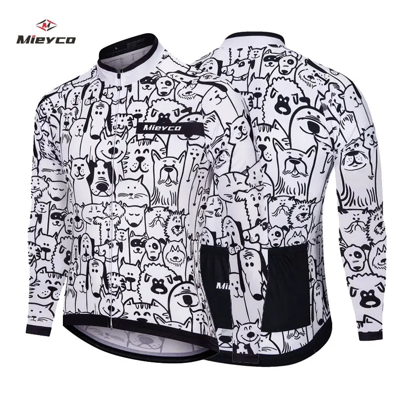 ropa ciclismo para hombre Pro Bicycle Team Long Sleeve Maillot Ciclismo Men's Cycling Jersey Sets Breathable Cycling Suit