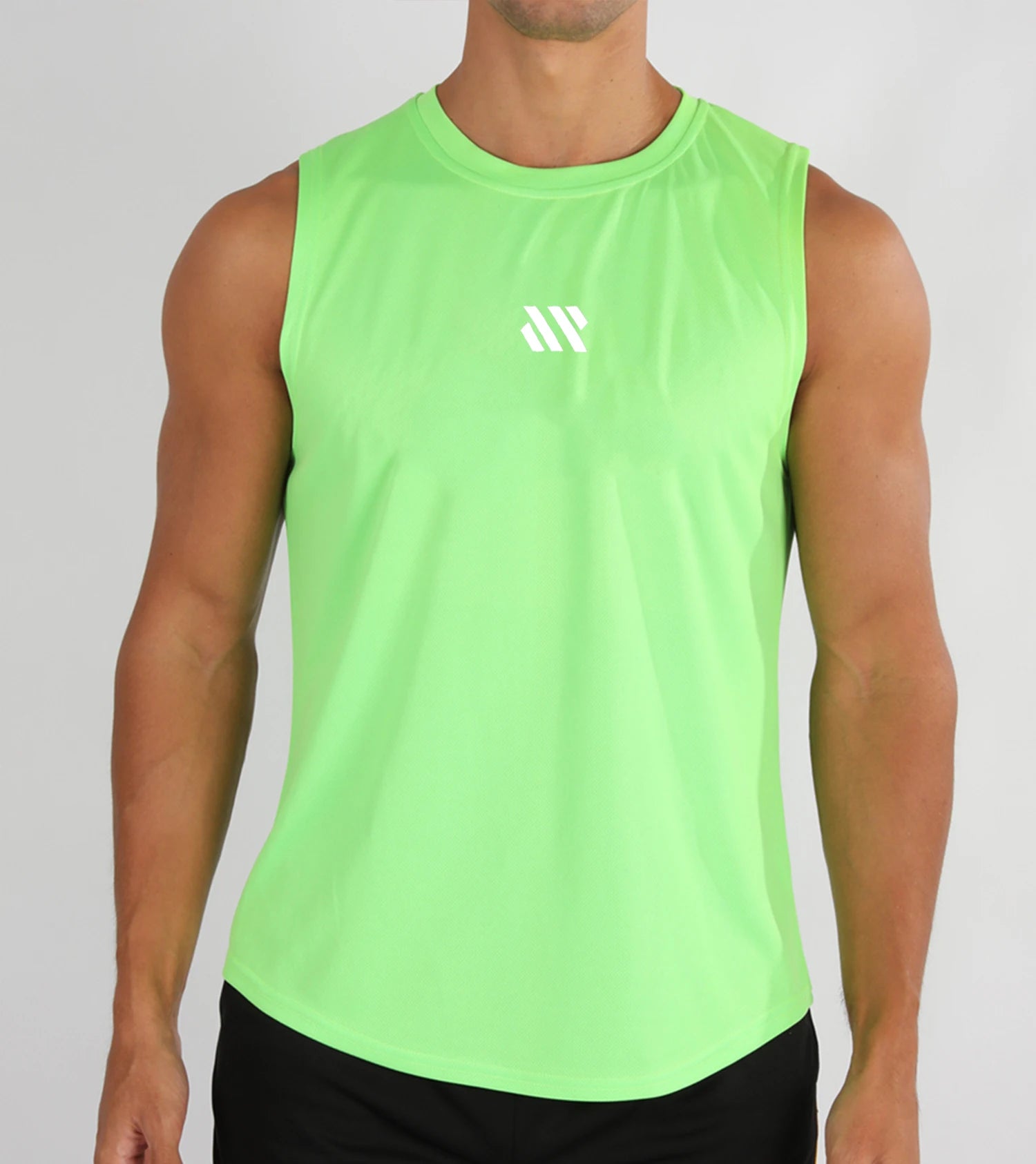 GITF Men's Bodybuilding Vest Gym Workout Mesh Fitness Sleeveless shirt Running wear Stringer Single shirt Summer Accident vest