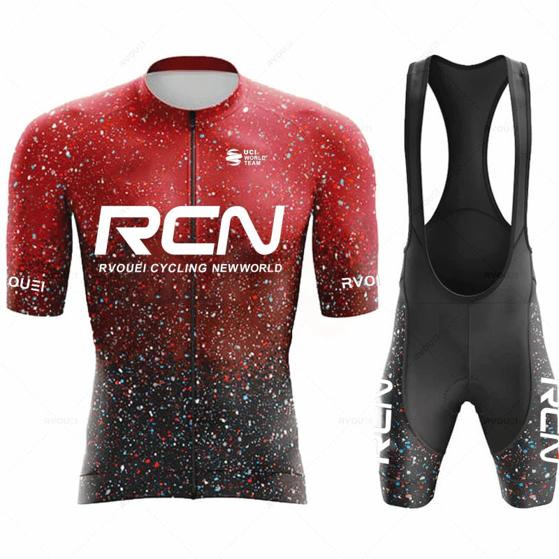 Ropa De Ciclismo 2026 RCN New Arrival Summer Men's Short Sleeve Cycling Shirt Triathlon Team MTB Mountain Race Cycling Clothing