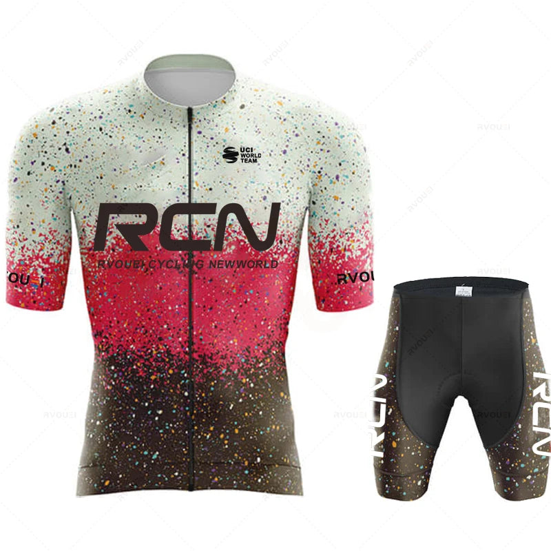Ropa De Ciclismo 2026 RCN New Arrival Summer Men's Short Sleeve Cycling Shirt Triathlon Team MTB Mountain Race Cycling Clothing