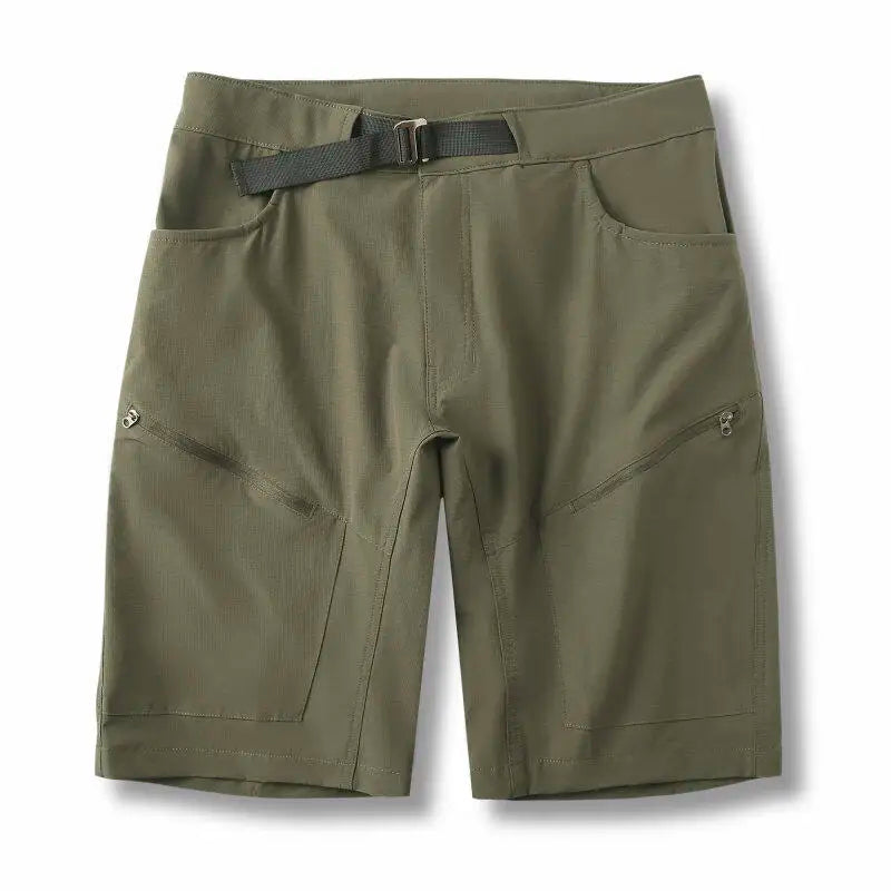 Outdoor Sports Pants Breathable Waterproof Quick Dry Five-Quarter Length Casual Trousers for Youth Summer Leisure Fashion
