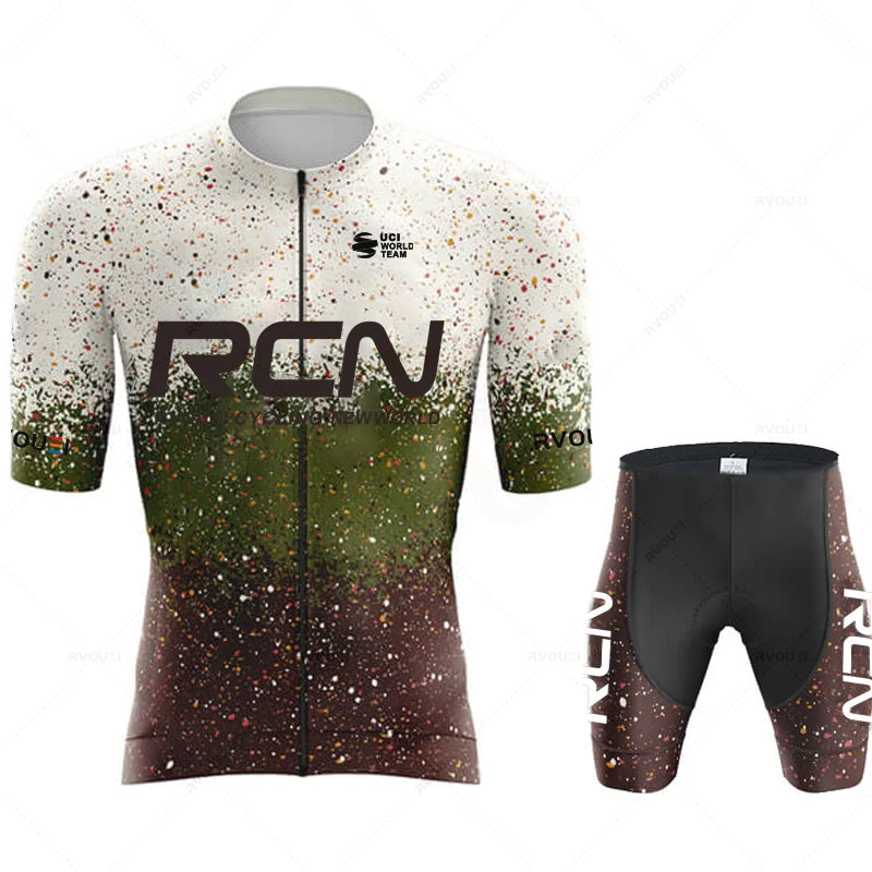 Ropa De Ciclismo 2026 RCN New Arrival Summer Men's Short Sleeve Cycling Shirt Triathlon Team MTB Mountain Race Cycling Clothing