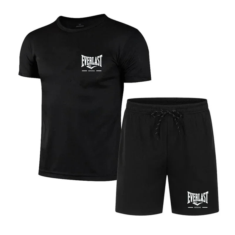 EVERLAST, Ropa Deportiva Transpirable para Correr para Hombre, Conjunto de Dos Piezas, Conjunto Deportivo de Marca para Ocio