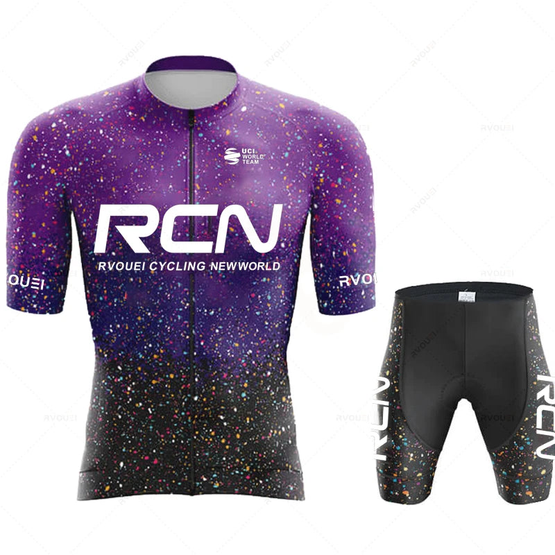 Ropa De Ciclismo 2026 RCN New Arrival Summer Men's Short Sleeve Cycling Shirt Triathlon Team MTB Mountain Race Cycling Clothing