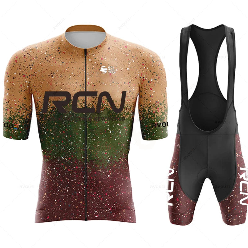 Ropa De Ciclismo 2026 RCN New Arrival Summer Men's Short Sleeve Cycling Shirt Triathlon Team MTB Mountain Race Cycling Clothing