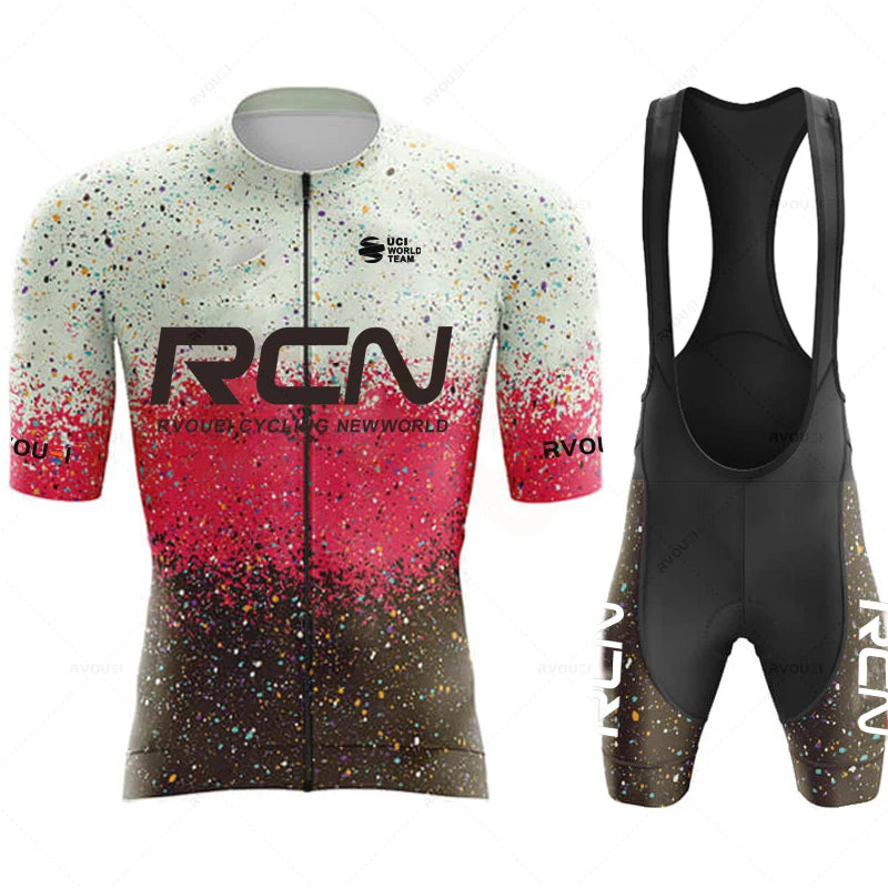 Ropa De Ciclismo 2026 RCN New Arrival Summer Men's Short Sleeve Cycling Shirt Triathlon Team MTB Mountain Race Cycling Clothing