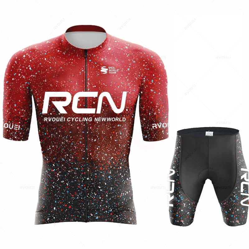 Ropa De Ciclismo 2026 RCN New Arrival Summer Men's Short Sleeve Cycling Shirt Triathlon Team MTB Mountain Race Cycling Clothing