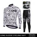 ropa ciclismo para hombre Pro Bicycle Team Long Sleeve Maillot Ciclismo Men's Cycling Jersey Sets Breathable Cycling Suit