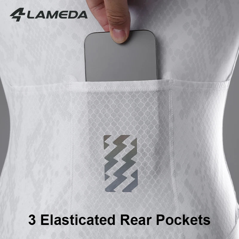 LAMEDA 2025 Cycling Jersey Breathable Summer Road Bike Clothes Riding Biking Outdoor Sports MTB Short Sleeve Men's Bicycle Shirt