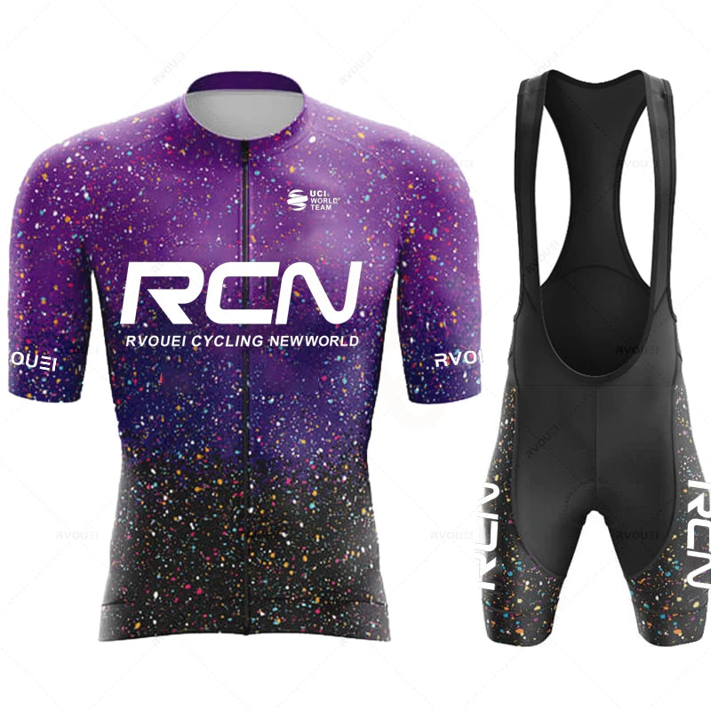 Ropa De Ciclismo 2026 RCN New Arrival Summer Men's Short Sleeve Cycling Shirt Triathlon Team MTB Mountain Race Cycling Clothing