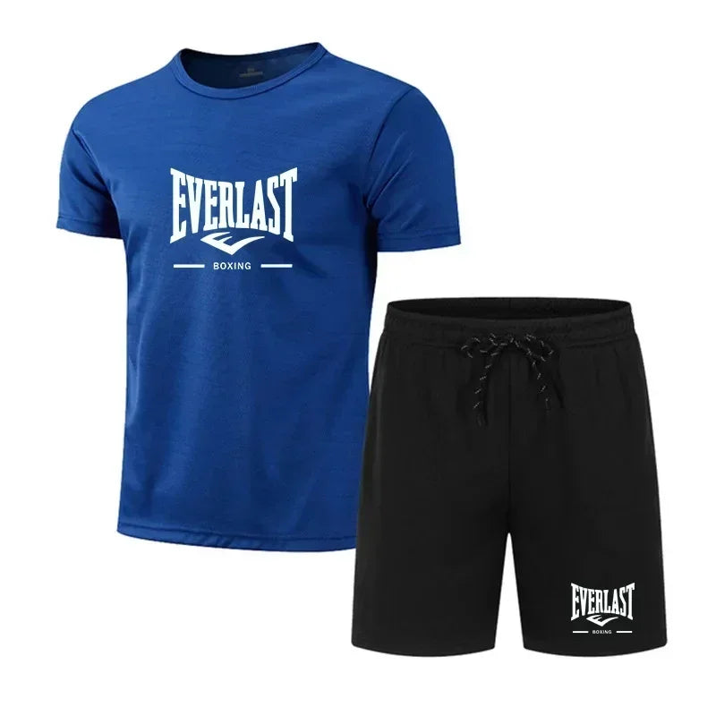 EVERLAST, Ropa Deportiva Transpirable para Correr para Hombre, Conjunto de Dos Piezas, Conjunto Deportivo de Marca para Ocio